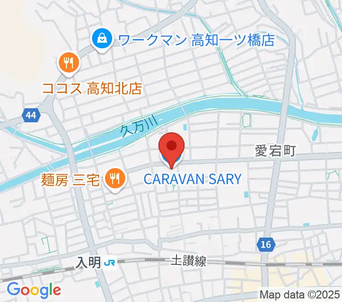キャラバンサライ スタジオの地図