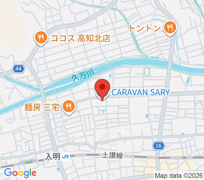 キャラバンサライ スタジオの地図