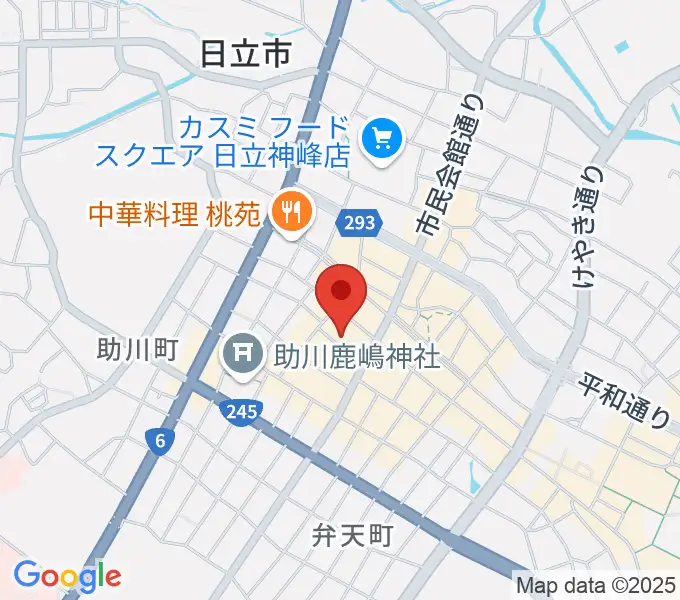 映光社ポピュラー音楽教室の地図