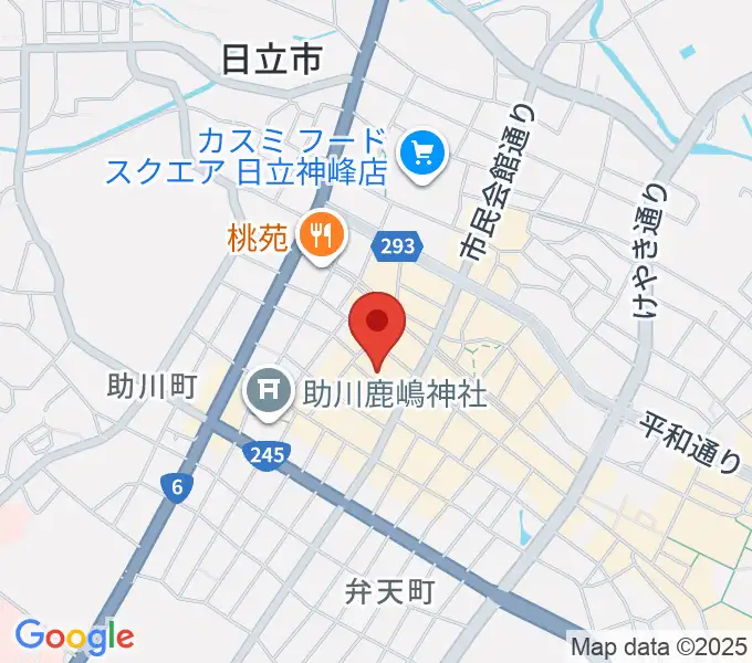 映光社ポピュラー音楽教室の地図