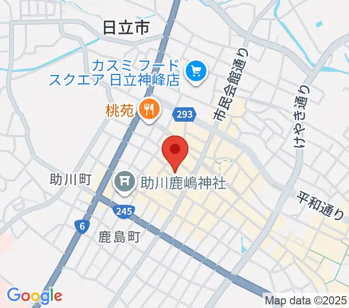 映光社ポピュラー音楽教室の地図