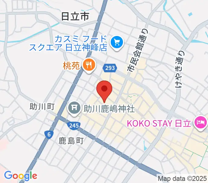 映光社ポピュラー音楽教室の地図