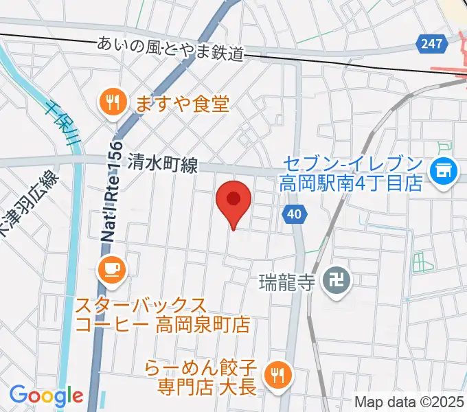 管楽器専門店ウィンズラボの地図