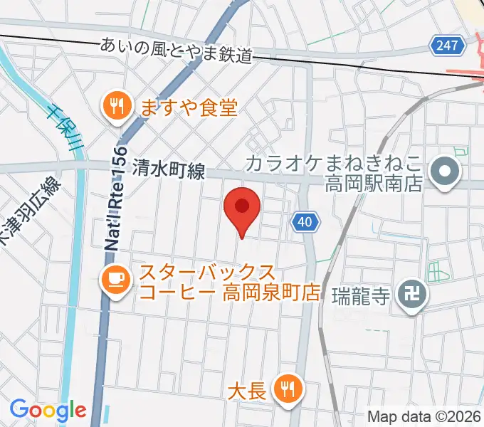 管楽器専門店ウィンズラボの地図