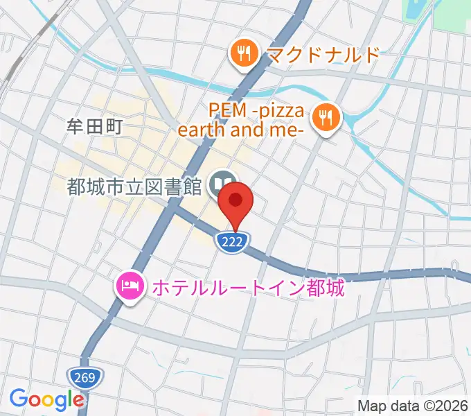 ウエルネス交流プラザの地図