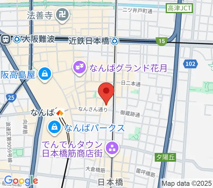 松本楽器M&Gピアノサービスセンターの地図