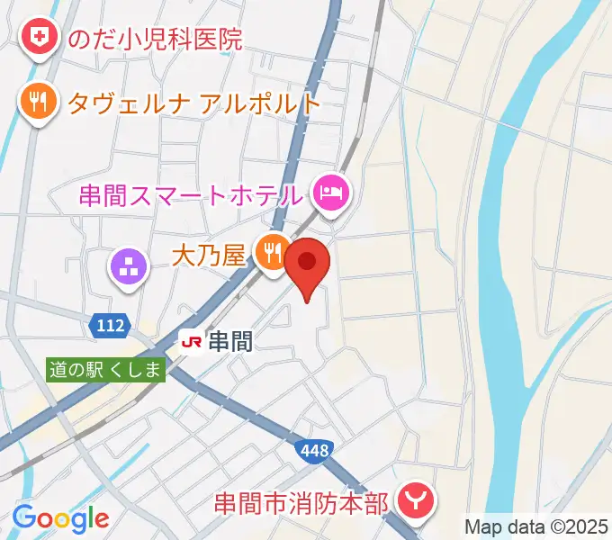 串間市文化会館の地図