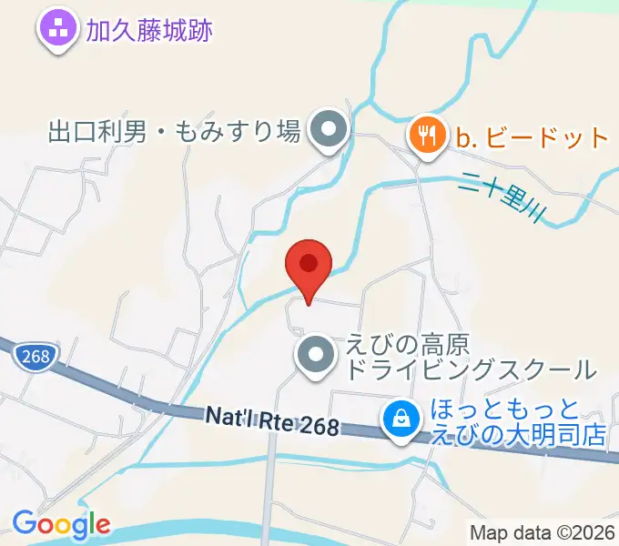 えびの市立文化センターの地図
