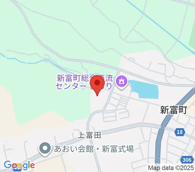 新富町文化会館の地図