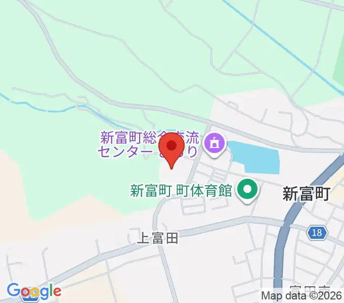 新富町文化会館の地図