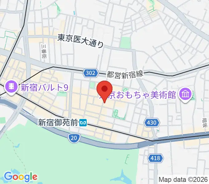 新宿リトルモンスターの地図