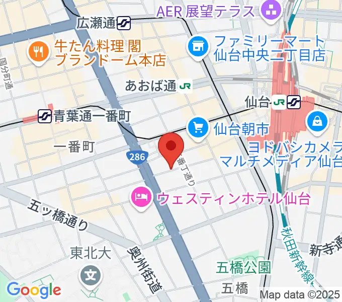 桐朋学園 子供のための音楽教室 仙台教室の地図
