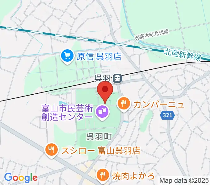桐朋 子供のための音楽教室 富山教室の地図