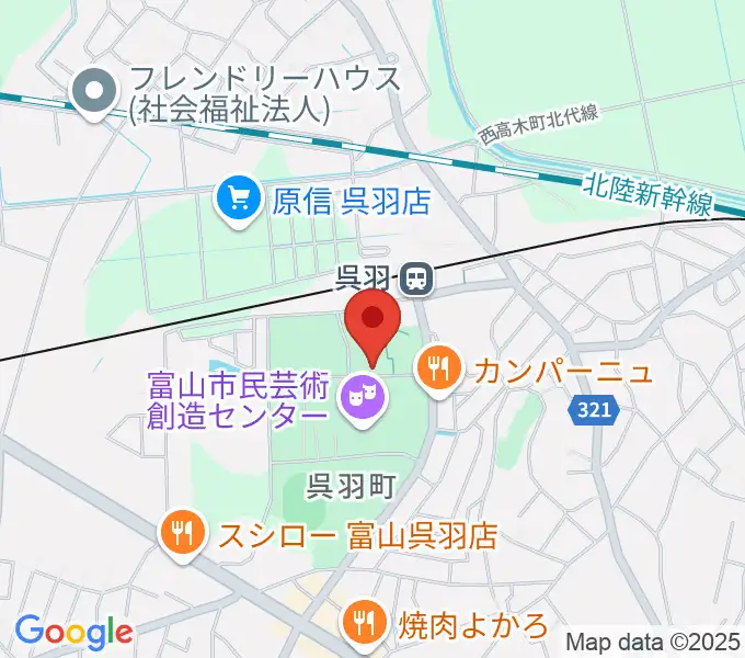 桐朋 子供のための音楽教室 富山教室の地図