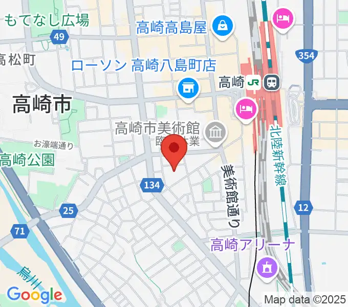 桐朋 子供のための音楽教室 高崎教室の地図