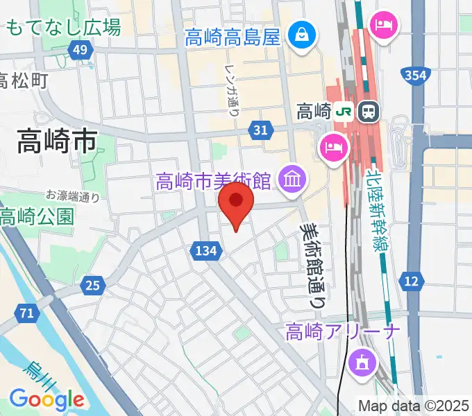 桐朋 子供のための音楽教室 高崎教室の地図