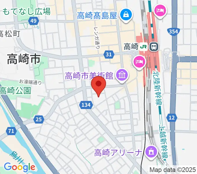 桐朋 子供のための音楽教室 高崎教室の地図