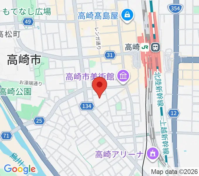 桐朋 子供のための音楽教室 高崎教室の地図