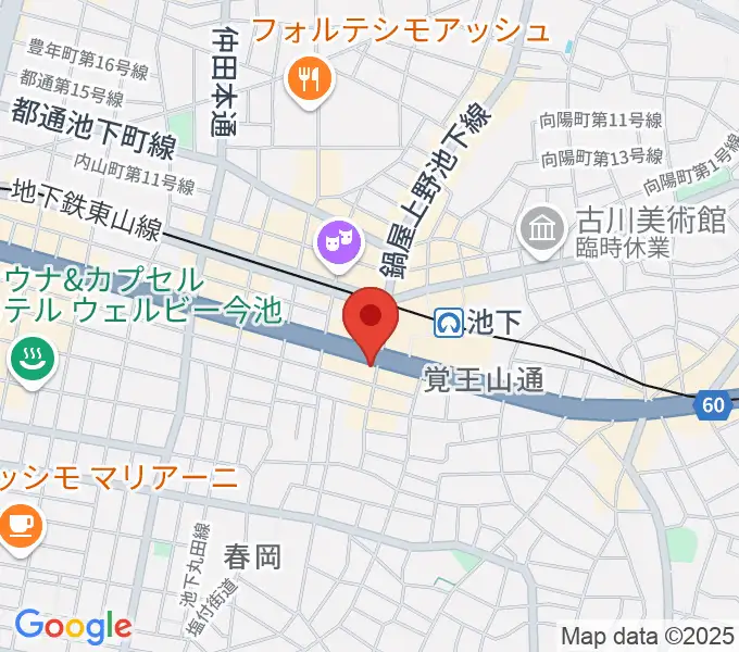 日響楽器 池下店の地図