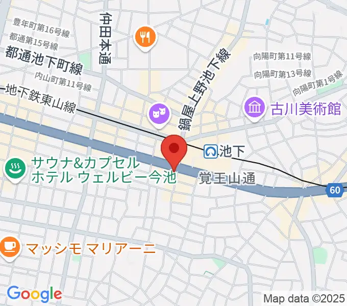 日響楽器 池下店の地図