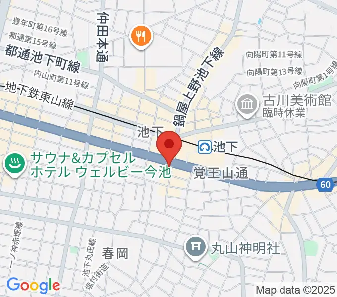 日響楽器 池下店の地図
