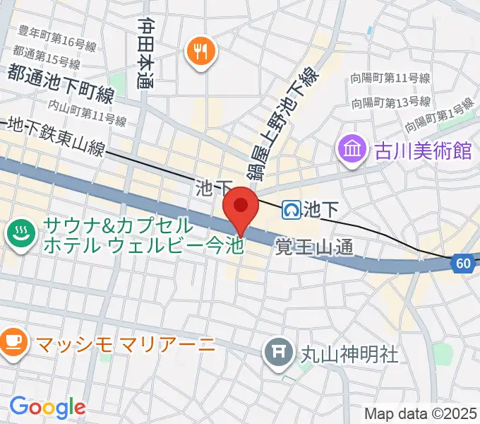 日響楽器 池下店の地図