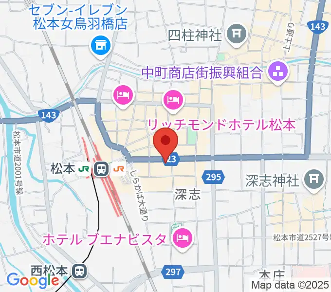 桐朋 子供のための音楽教室 松本教室の地図
