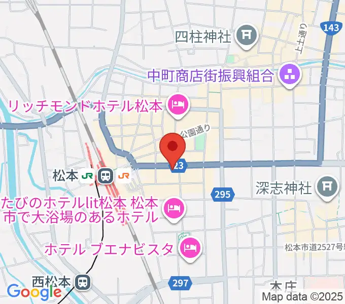 桐朋 子供のための音楽教室 松本教室の地図