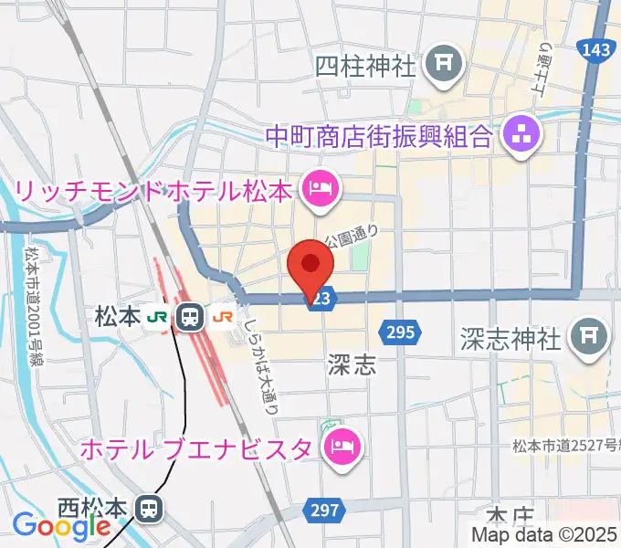 桐朋 子供のための音楽教室 松本教室の地図