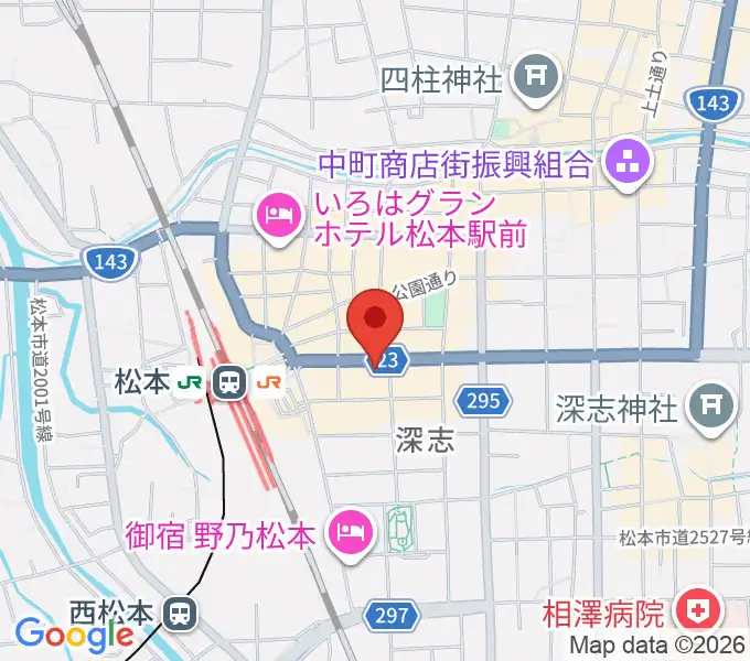 桐朋 子供のための音楽教室 松本教室の地図