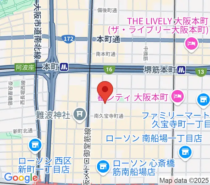 桐朋 子供のための音楽教室 大阪教室の地図