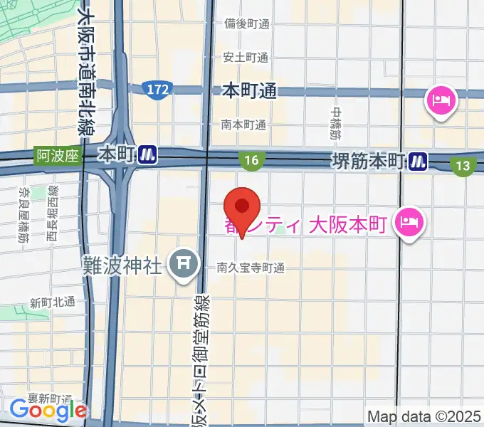 桐朋 子供のための音楽教室 大阪教室の地図