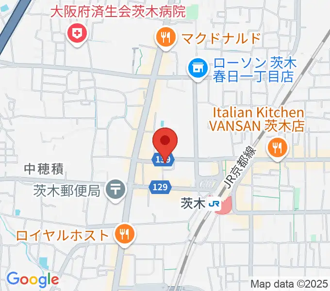 桐朋 子供のための音楽教室 茨木教室の地図
