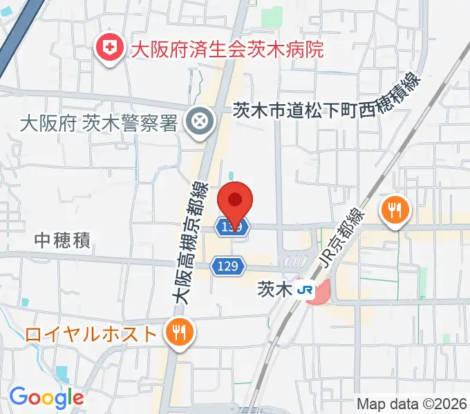 桐朋 子供のための音楽教室 茨木教室の地図