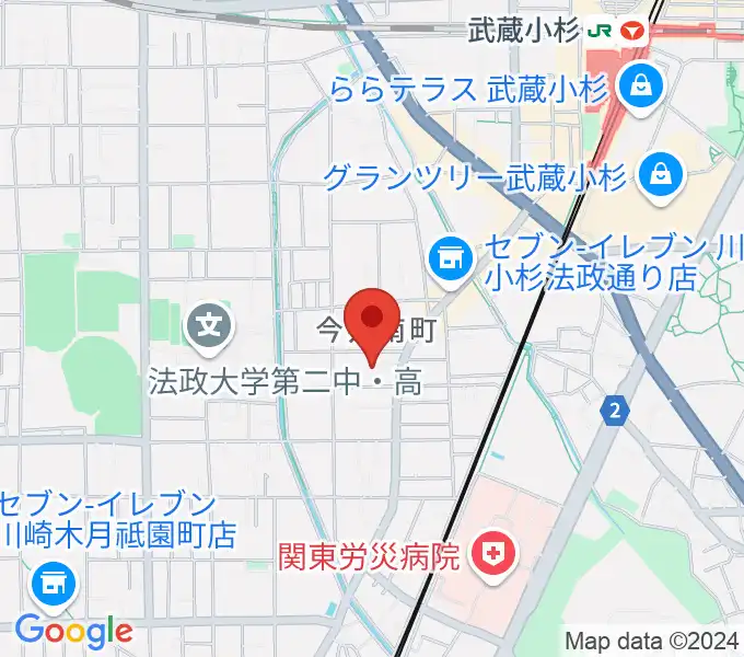 シャコンヌ音楽教室の地図