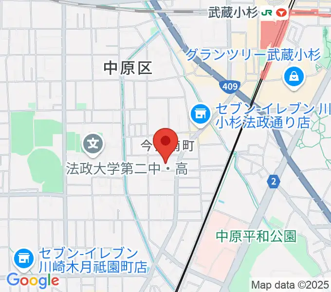 シャコンヌ音楽教室の地図