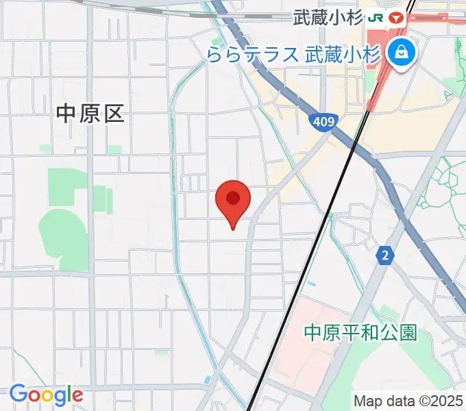 シャコンヌ音楽教室の地図