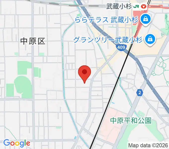 シャコンヌ音楽教室の地図
