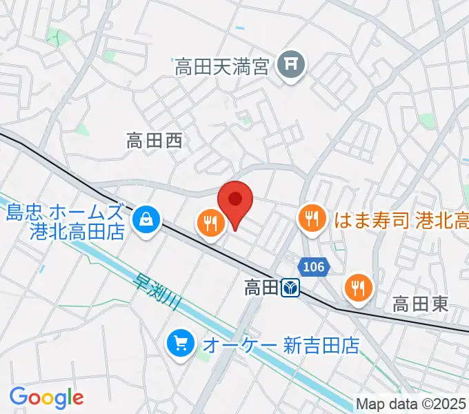 ミュージックオアシスの地図
