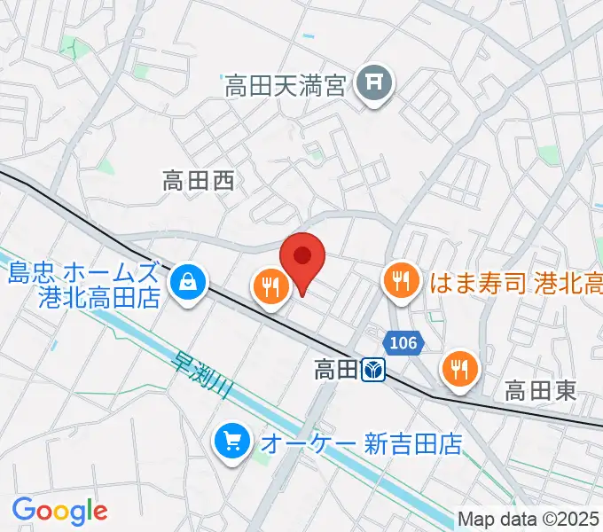 ミュージックオアシスの地図