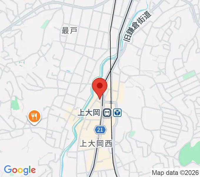 フレンド楽器 ソナーレ上大岡の地図