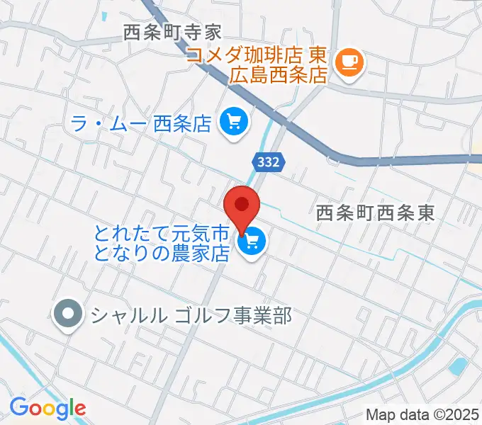ハママツ楽器の地図