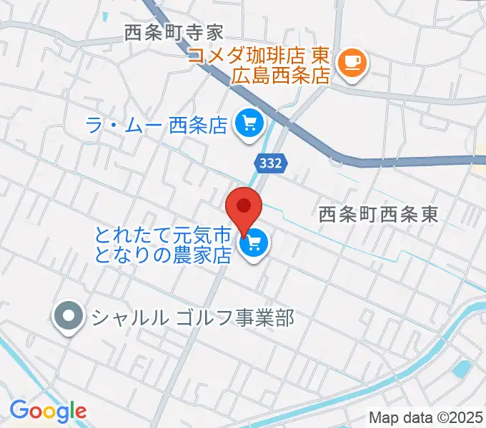 ハママツ楽器の地図