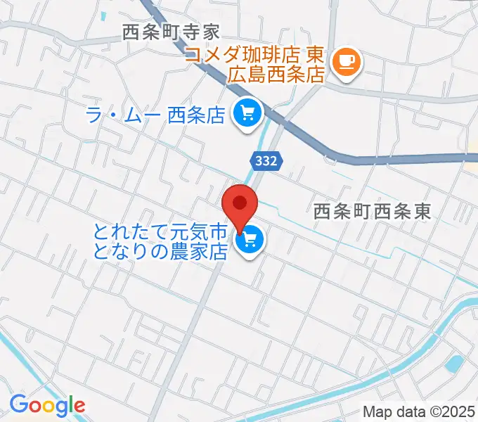 ハママツ楽器の地図