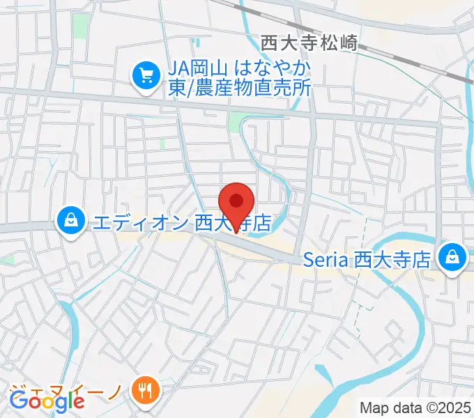 こだま楽器の地図