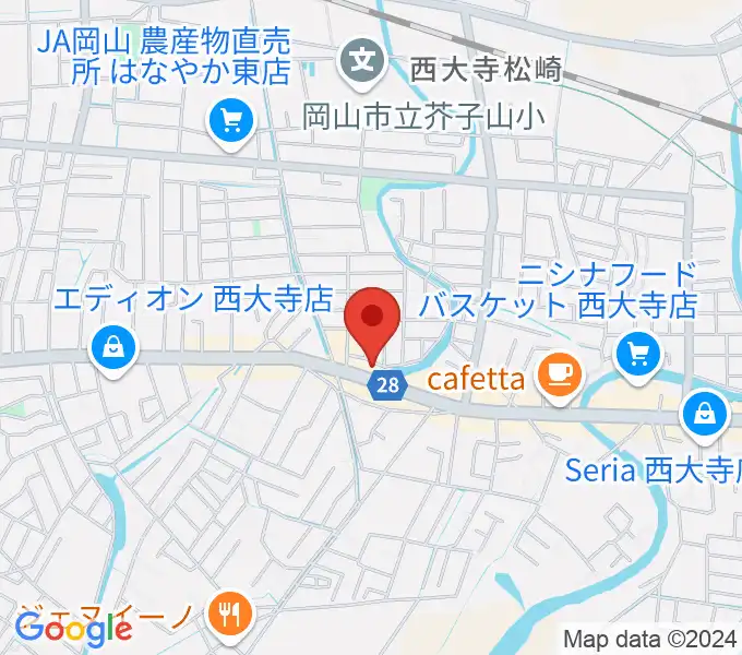 こだま楽器音楽教室の地図