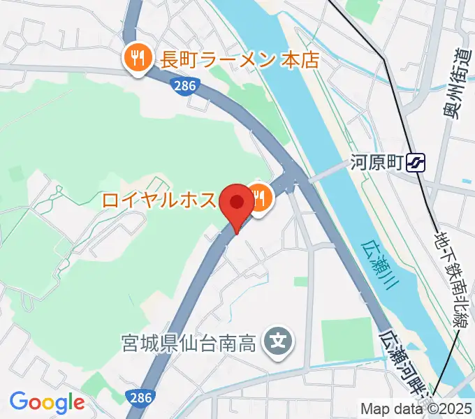 STUDIO B/2 286店の地図