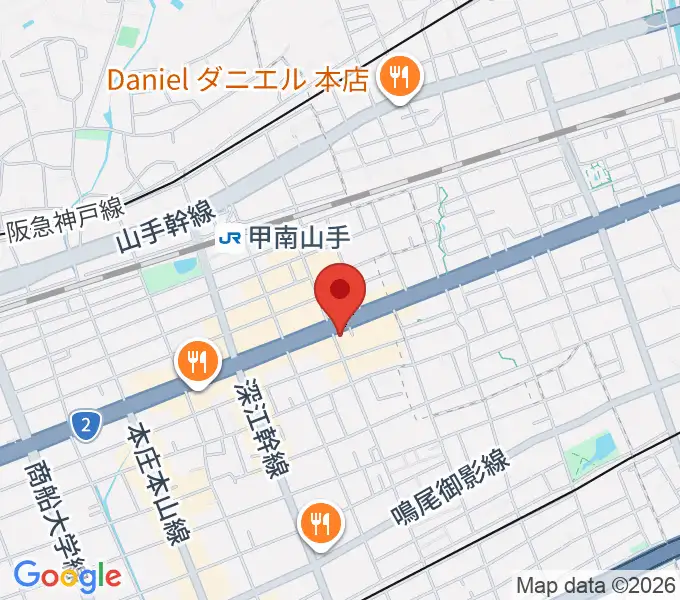 zing musicの地図