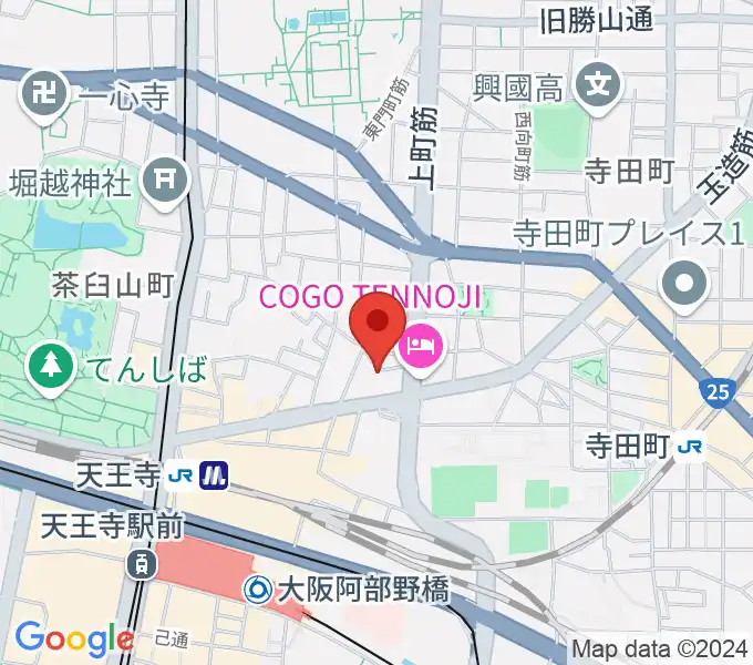 K's Music Lab ギター教室の地図