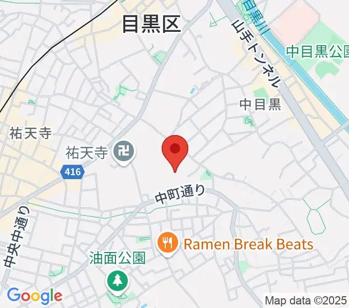 ジャズ・ソノール・ピアノ教室の地図
